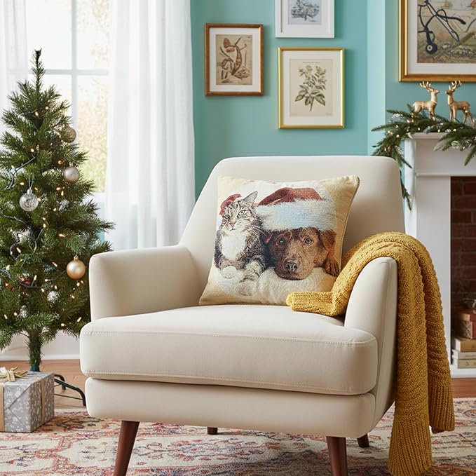 Tache Christmas Throw Pillow Cover - Image 4