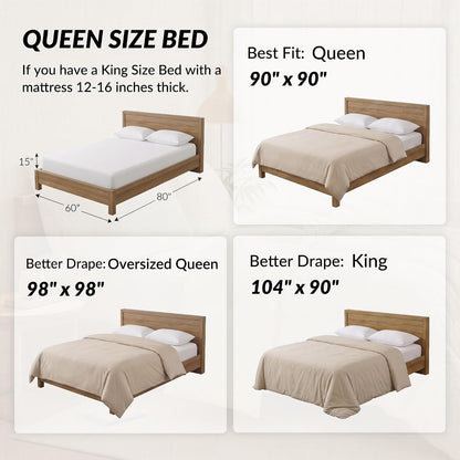 exclusivo mezcla reversible soft queen comforter set, 3, package contents