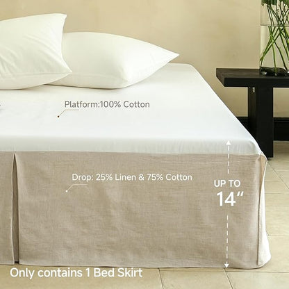 Simple&Opulence French Linen Bed Skirt - Image 3