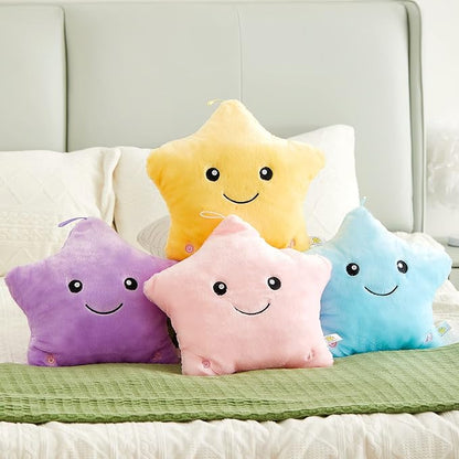 WEWILL 13'' Creative Twinkle Star Glowing LED Night Light Plush Pillows Stuffed - Image 6