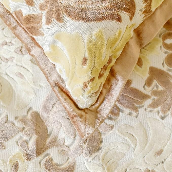 The HomeCentric King/Queen/Twin Beige Decorative King 90"x18" Bed Runner - Image 2