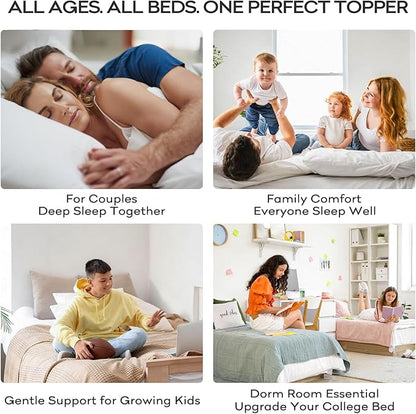 OLANLY California King Mattress Topper, Viscose Made from Bamboo, Cooling Soft - Image 7