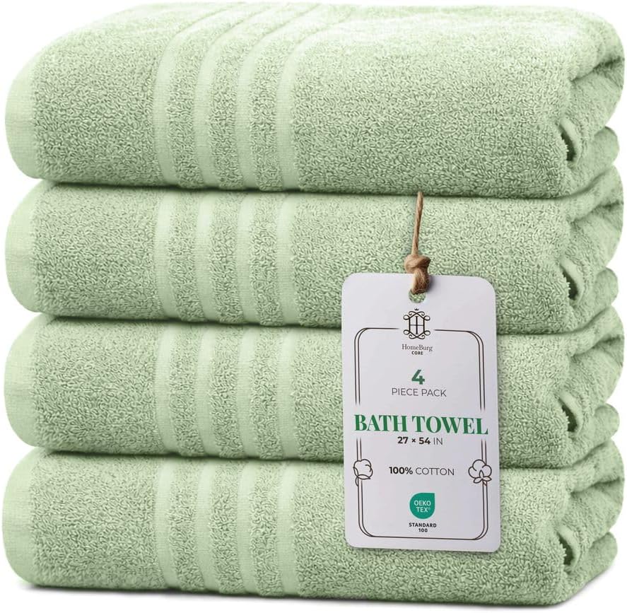core 4-piece cotton bath towels for bathroom |, main product view