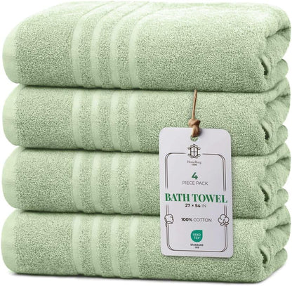 core 4-piece cotton bath towels for bathroom |, main product view