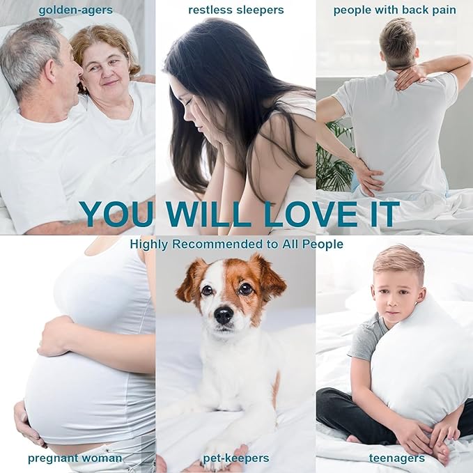 CHOKIT Full Mattress Topper, Extra Thick Pillow Top Mattress Pad - Image 7