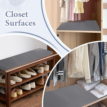 Drawer and Shelf Liner for Kitchen Cabinet: 23 in X 20 Ft Non Slip Waterproof - Image 7