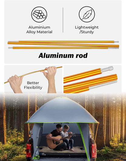 joytutus pickup truck tent 5.5ft bed tent with showing dimensions