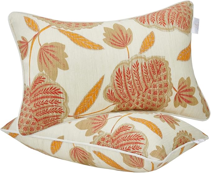 JMGBird Outdoor Lumbar Pillows Set of 2 Outdoor Decorative Pillows by JMGBird