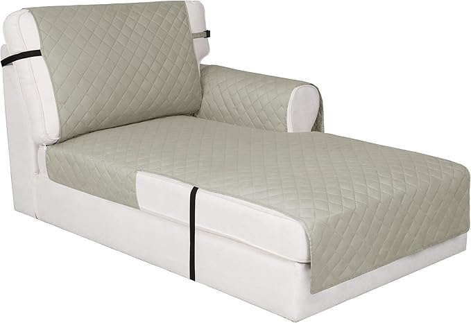 Easy-Going Reversible Chaise Lounge Couch Cover Water Resistant Sofa Cover by Easy-Going