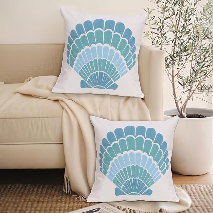 1 PCS Embroidered Throw Pillow Cover Cotton Decorative Square Cushion Cases - Image 5