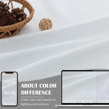White Pinch Pleat Curtains - Image 8