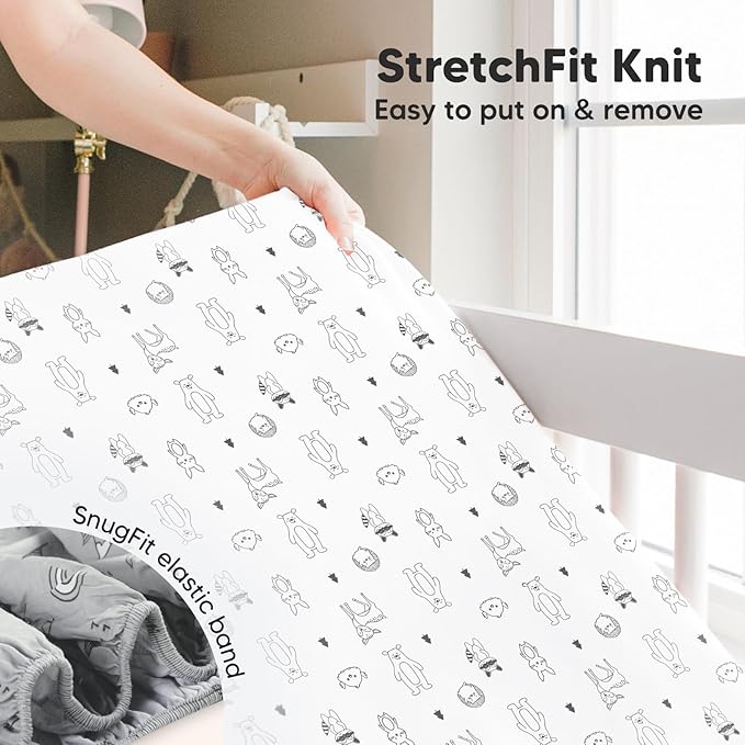 KeaBabies 2-Pack Baby Crib Sheets - Image 6