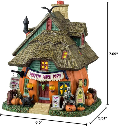Lemax Pumpkin Patch Party Lighted Building, #45211 for Halloween Village