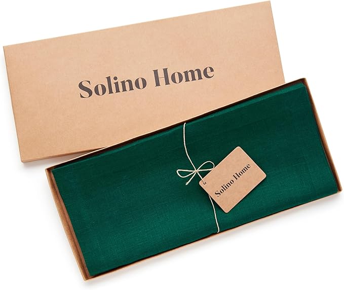 Solino Home Linen Table Runner 90 Inches Long - Image 6