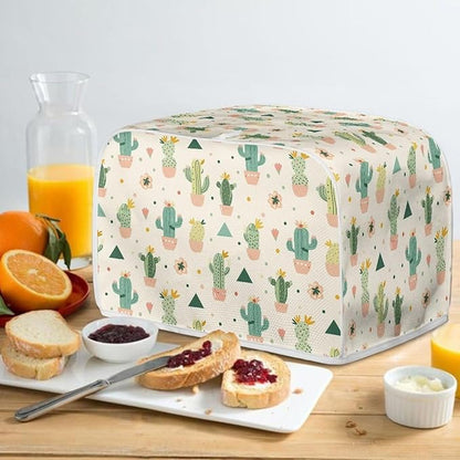 ZFRXIGN Cactus Toaster Cover 2 Slice Wide Slot Toaster Dust Covers Oven Cover - Image 4
