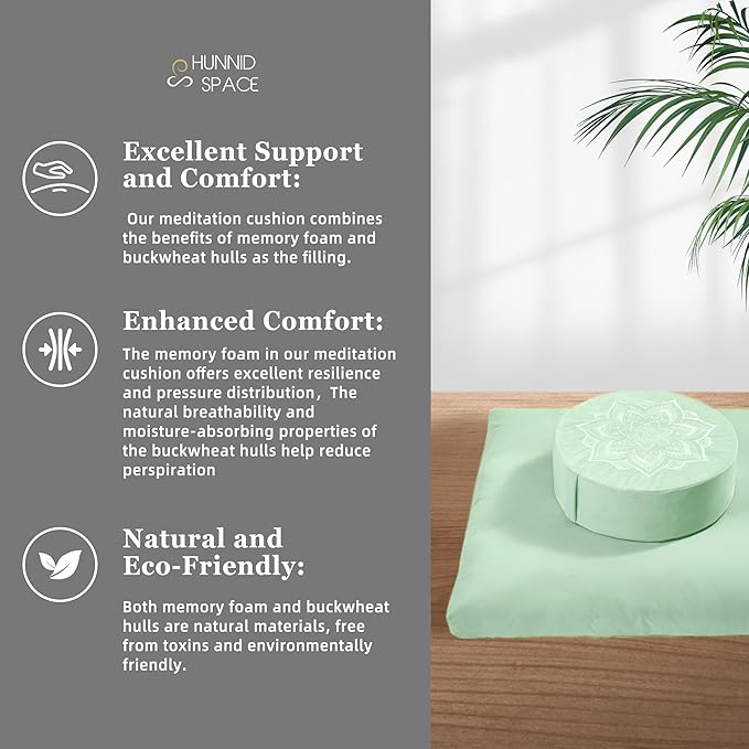 Meditation Zafu Cushion Set - Image 5