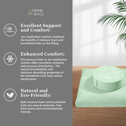 Meditation Zafu Cushion Set - Image 5