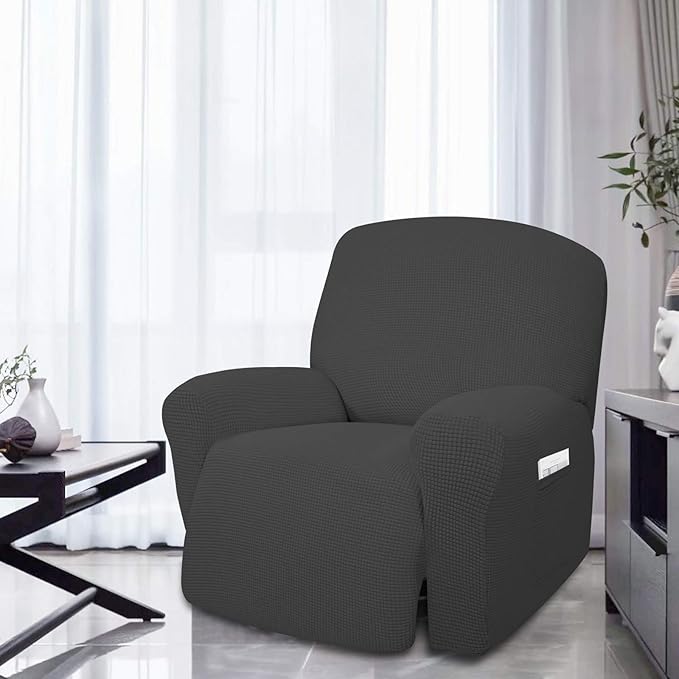 Easy-Going 4 Pieces Oversized Recliner Stretch Sofa Slipcover Sofa Cover - Image 2
