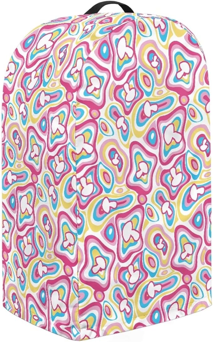 Psychedelic Abstract Coffee Machine Dust Cover Universal Design Compatible - Image 3