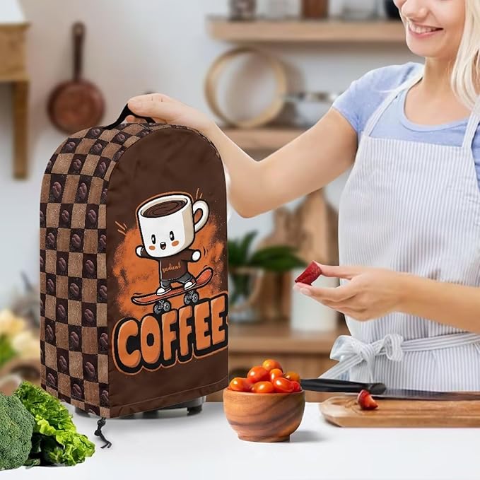 Skateboarding Coffee Cup Kitchen Blender Dust Cover Food Processor Dust - Image 3
