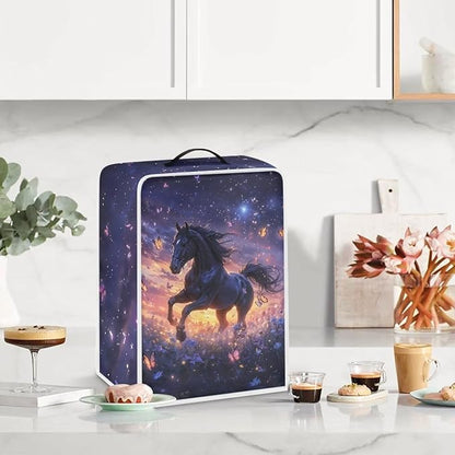 Mumeson Butterfly Horse Coffee Maker Cover, Blender Cover Dust Protection - Image 3