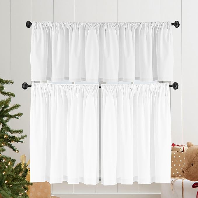 Christmas Valance Curtain Set - Image 4