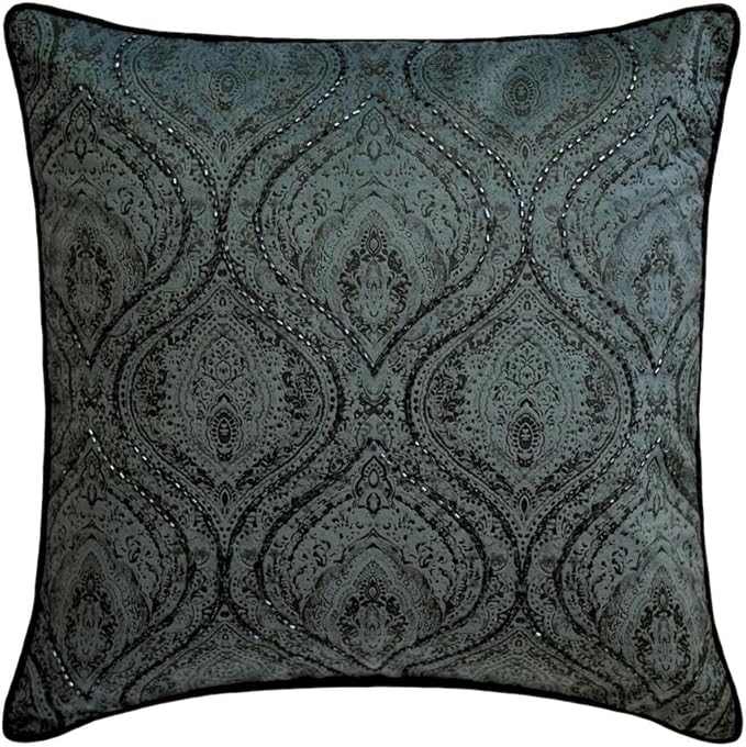 The HomeCentric King/Queen/Twin Gray Decorative Queen 74"x18" Bed Runner - Image 6