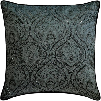 The HomeCentric King/Queen/Twin Gray Decorative King 90"x18" Bed Runner - Image 5