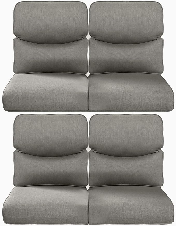 Pop 22x25/22x24 Outdoor Chair Cushions Set of 4 by ACTREST