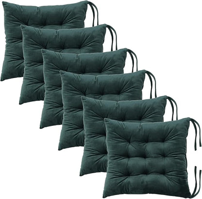 6 Pack Square Seat Cushion Chair Pads by MissSoul