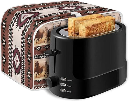 ZFRXIGN Boho Horse Toaster Cover 2 Slice Toaster Dust Cover Small Appliance - Image 6