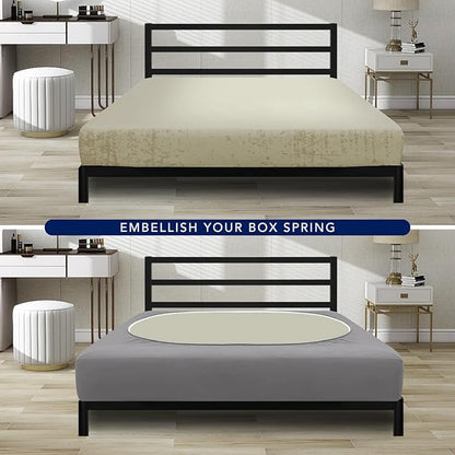 PureFit Stretchy Box Spring Cover Full - Image 4