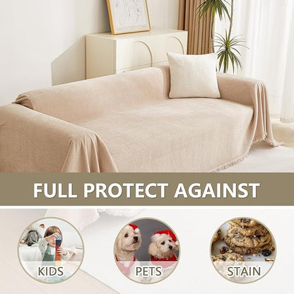 MYSKY HOME Chenille Couch Covers - Image 4
