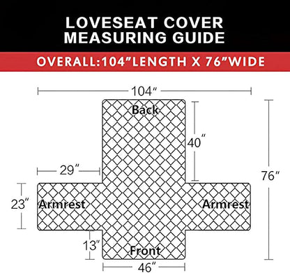 Easy-Going Reversible Loveseat Couch Cover - Image 6