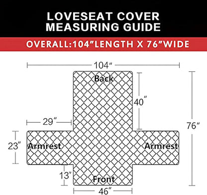 Easy-Going Reversible Loveseat Couch Cover - Image 6
