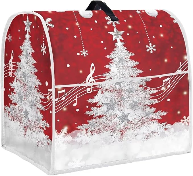 Christmas Mixer Cover for Kitchen Aid 4.5-5 Quart Stand Mixers, Xmas Tree by HUISEFOR