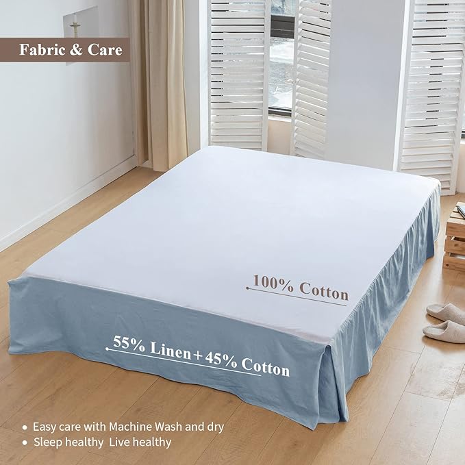 BISELINA French Linen Bed Skirt - Image 3