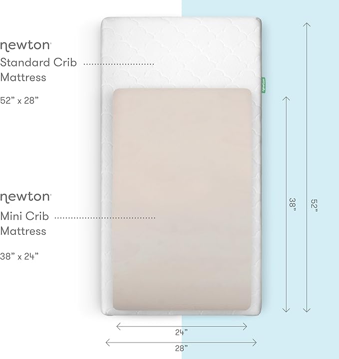 Newton Baby Fitted Mini Crib Sheets | Organic Muslin Cotton, Breathable & Soft - Image 2