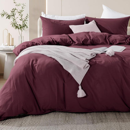 nexhome pro duvet cover set queen size linen showing dimensions