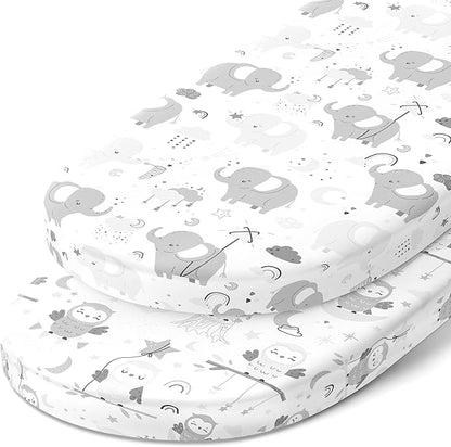Bassinet Fitted Sheets for Fisher Price Bassinet Soothing Motions, Stow and Go by JoeyJoan