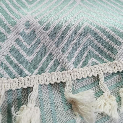 Simple Bedside Table Tassel Cover Cloth, Tablecloth Cover Towel, Suitable - Image 4