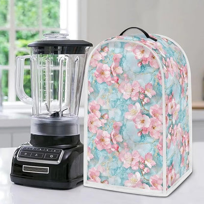 Talayituse Cherry Blossom Marble Print Blender Dust Cover, Fingerprint - Image 5