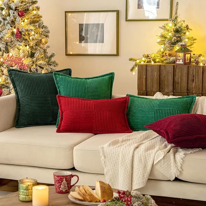 MIULEE Christmas Decorative Throw Pillow Covers - Image 3