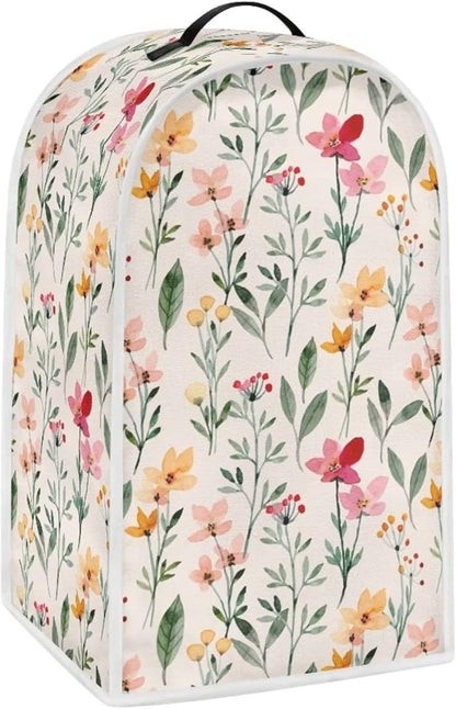 Flowers Print Blender Covers Kitchen Appliance Dust Cover Blender Protector by HUISEFOR
