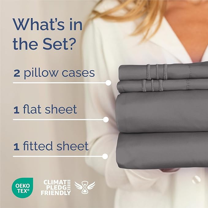 King Size 4 Piece Sheet Set - Image 2