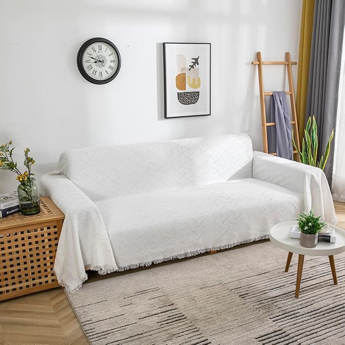 AIVIA Couch Cover Sheet Blanket, Oversized - Image 3