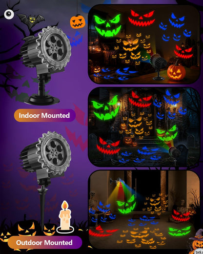 Ultra Bright Halloween Projector Lights Outdoor, Moving Eye Projection