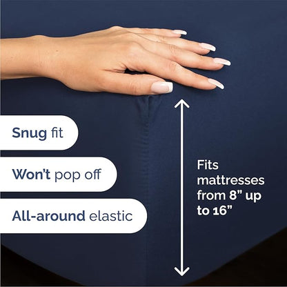 Queen Size 4 Piece Sheet Set - Image 3