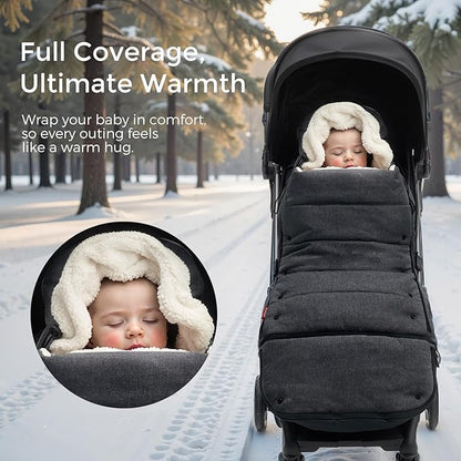 Momcozy Stroller Footmuff | Universal, Weather-Proof, Warm Stroller Bunting Bag - Image 2