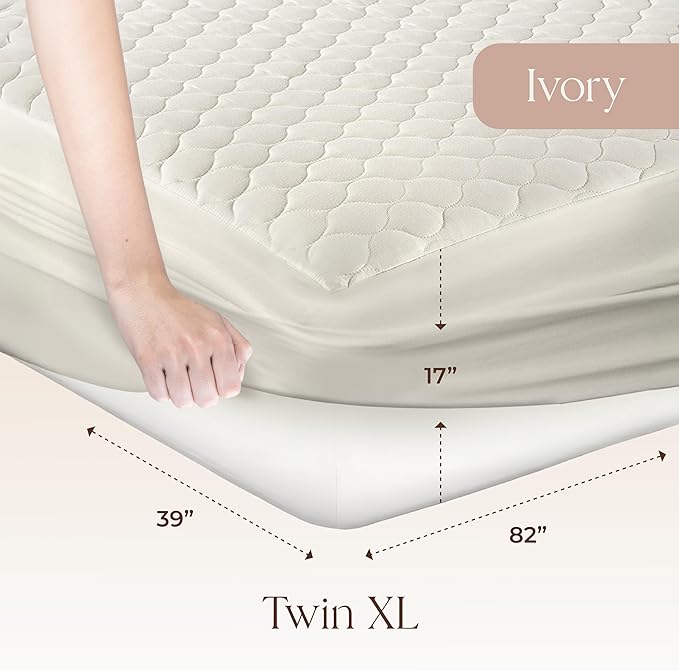 100% Cotton Organic Mattress Pad - Image 2